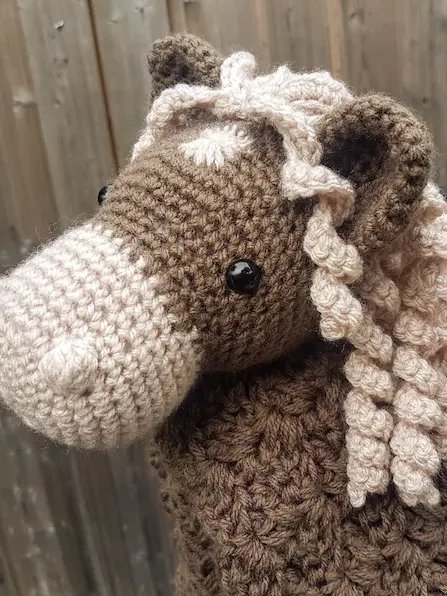 Farm Horse Baby Blanket Crochet Pattern - 3in1 Pony Toy PDF Pattern - Crafting Happiness product image (5)