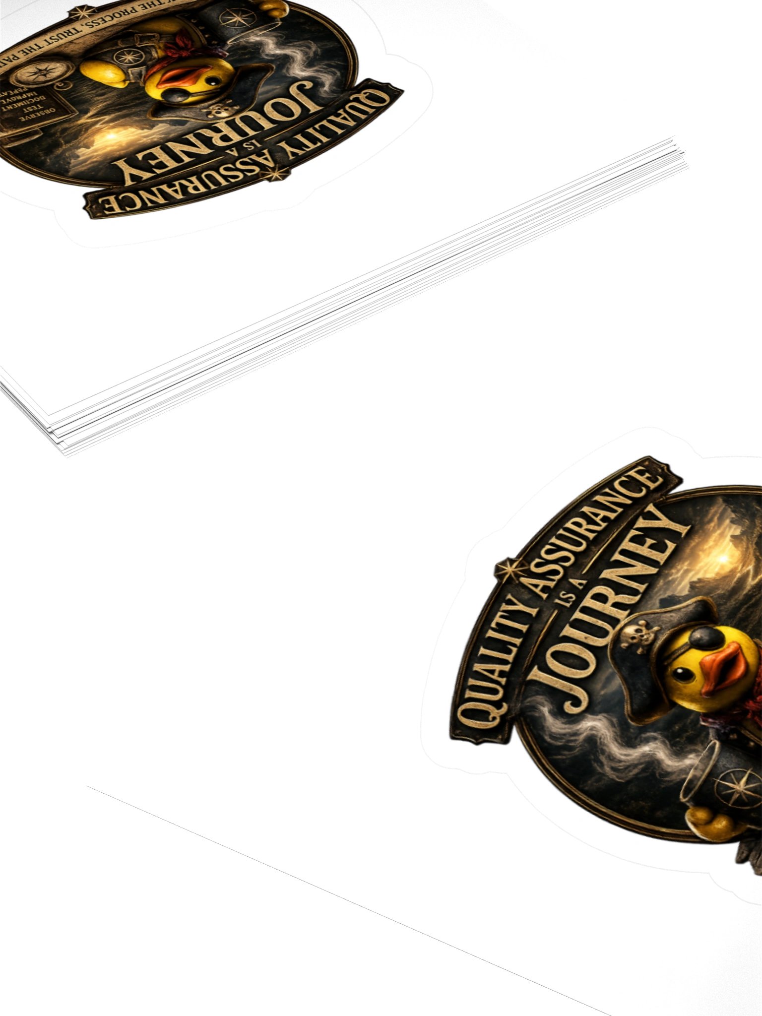 Official Captain Quackers Kiss-Cut Sticker product image (4)