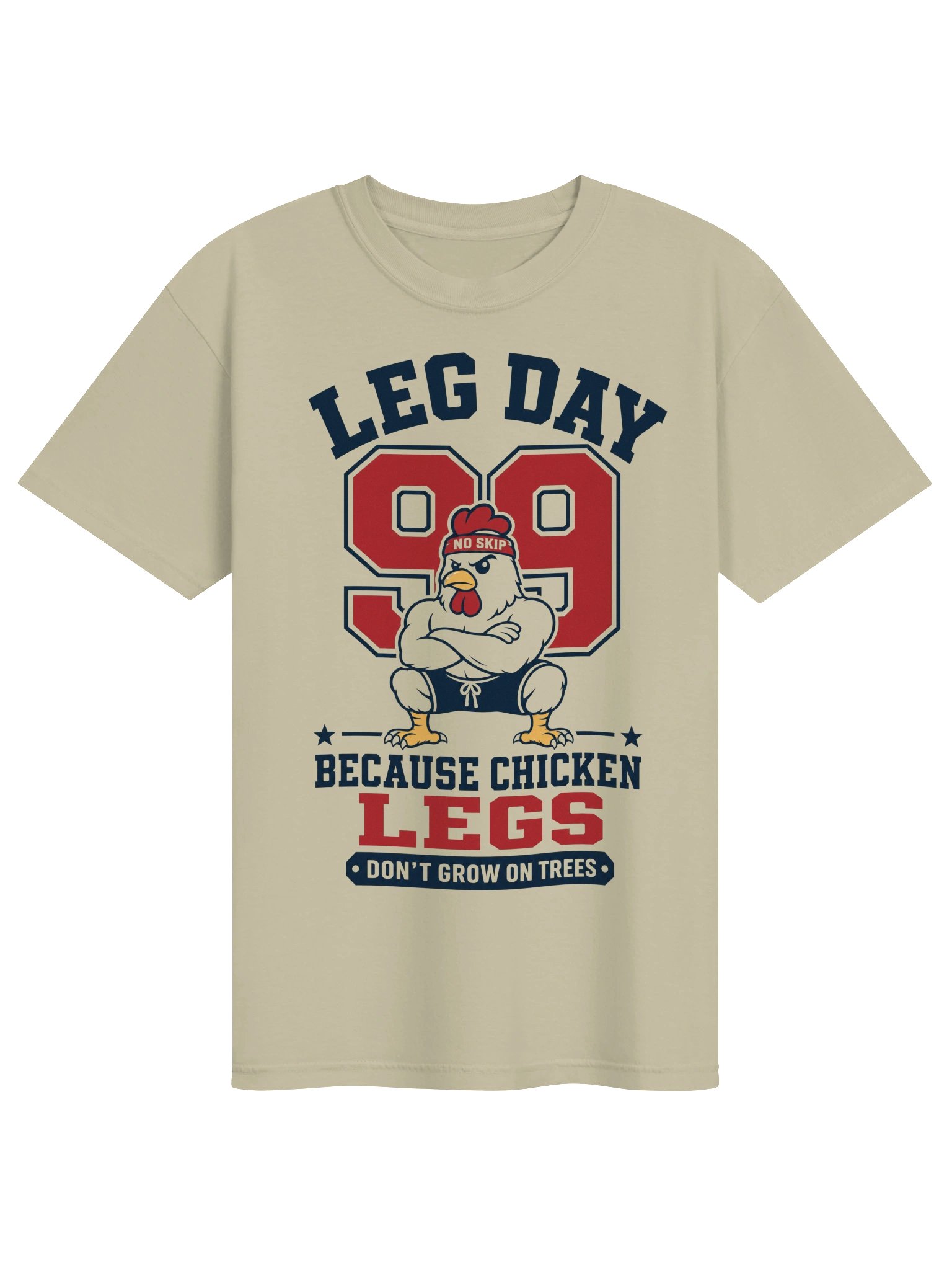 Leg Day No Skip Chicken Tee product image (9)