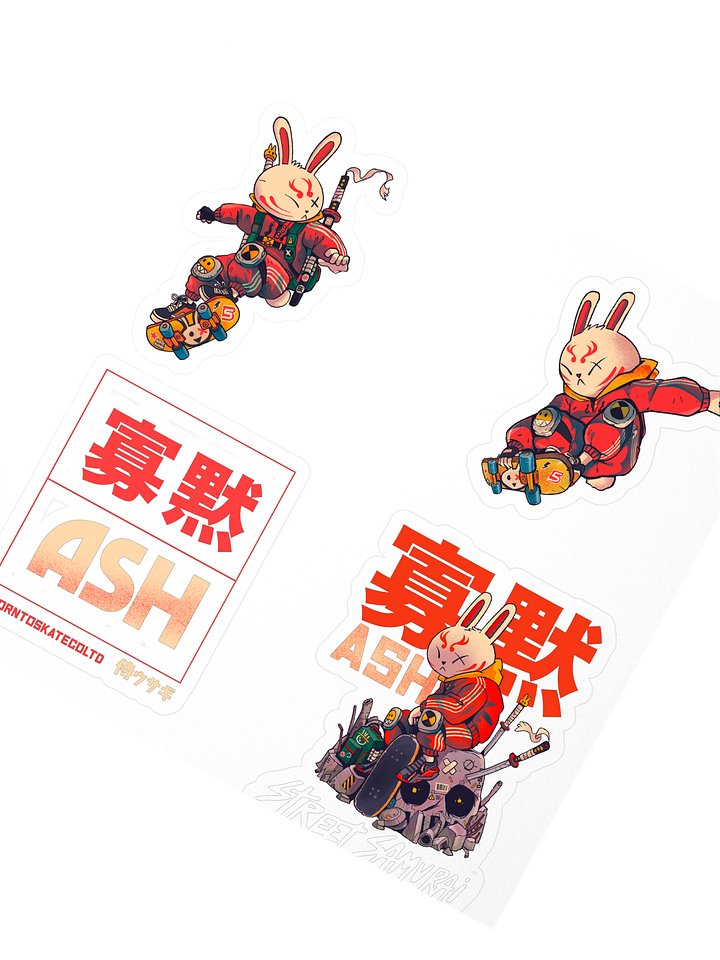 Silent Ash Sticker Sheet product image (2)