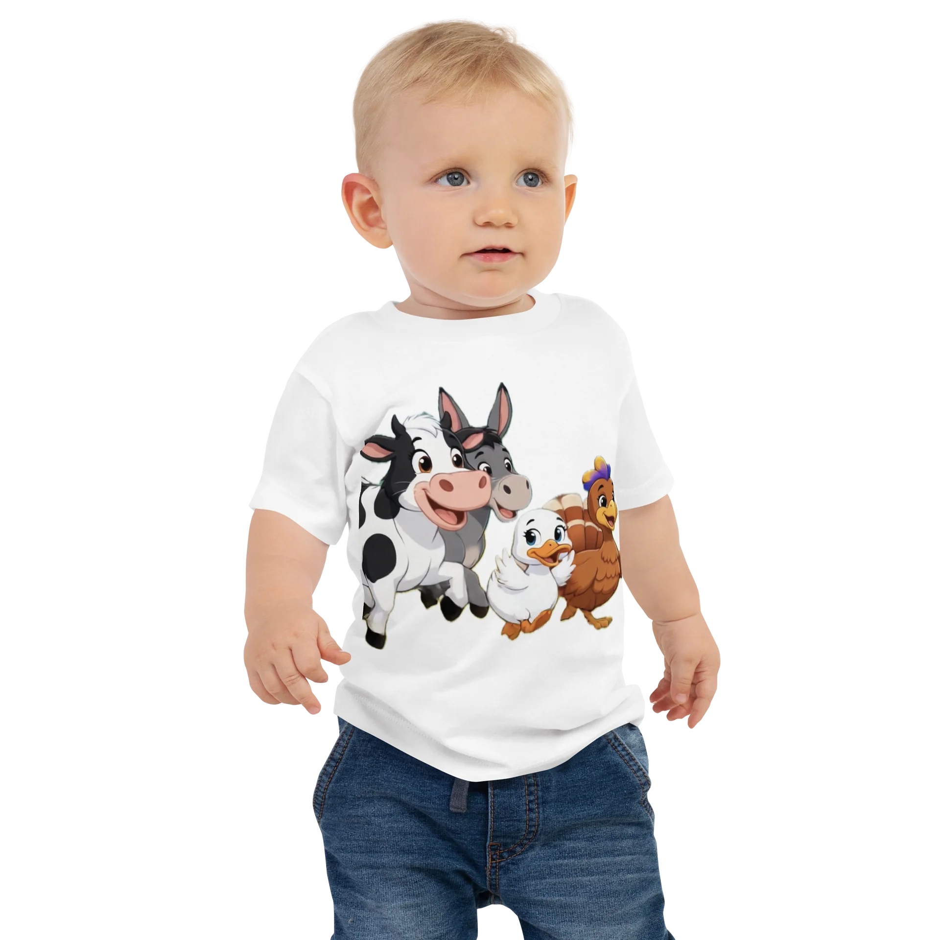 Happy Farm Friends Baby Tee product image (1)