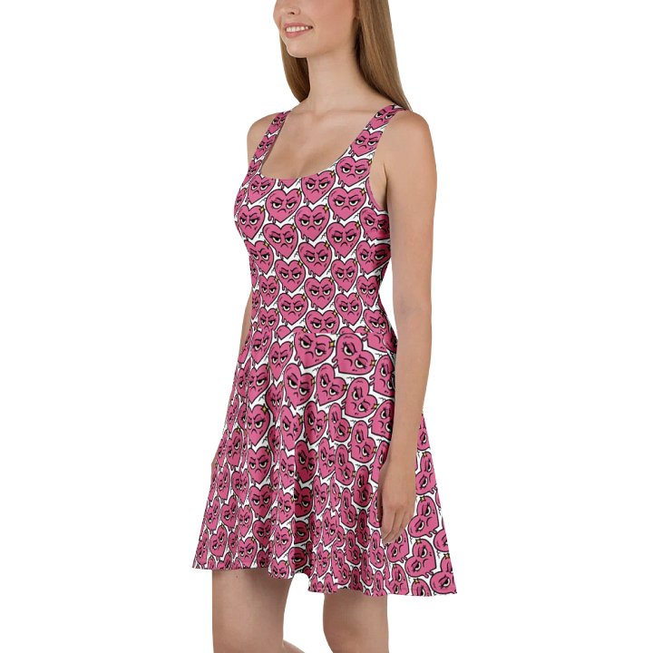 Mischievous Hearts All-Over Print Skater Dress product image (1)