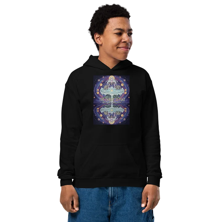 Domed Realm -Flat Earth -Youth Hoodie product image (1)