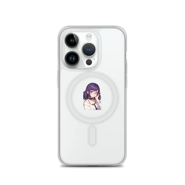 (Purple WAIFU) K Clear Case for iPhone product image (2)