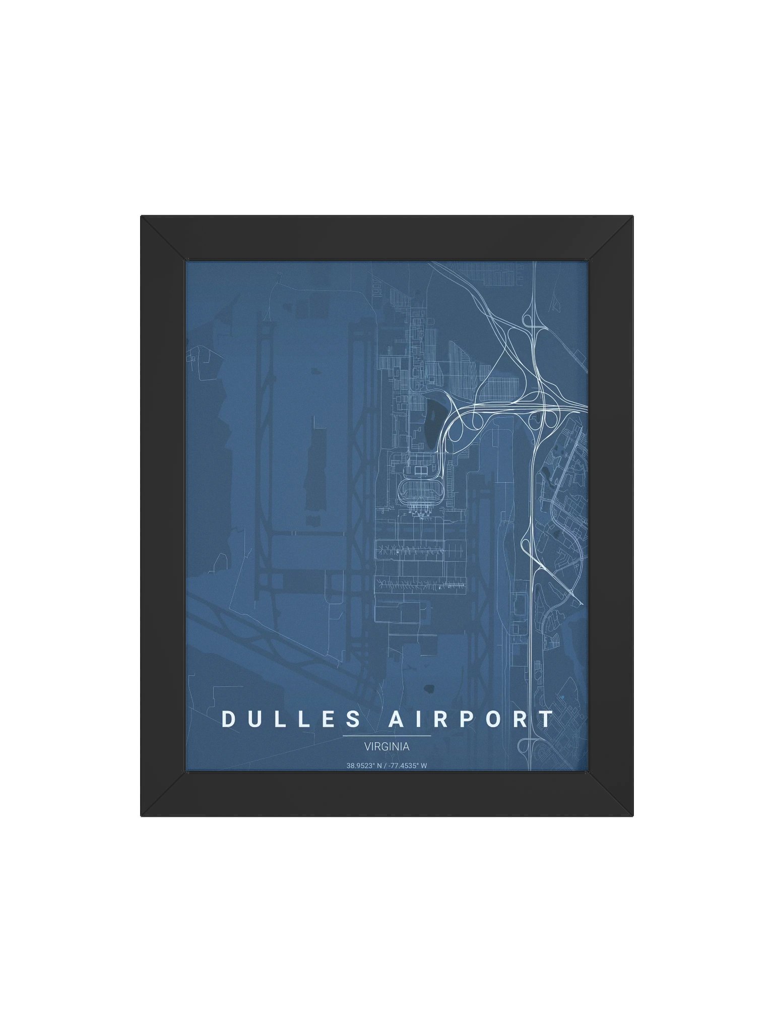Dulles Airport Blueprint Poster product image (13)