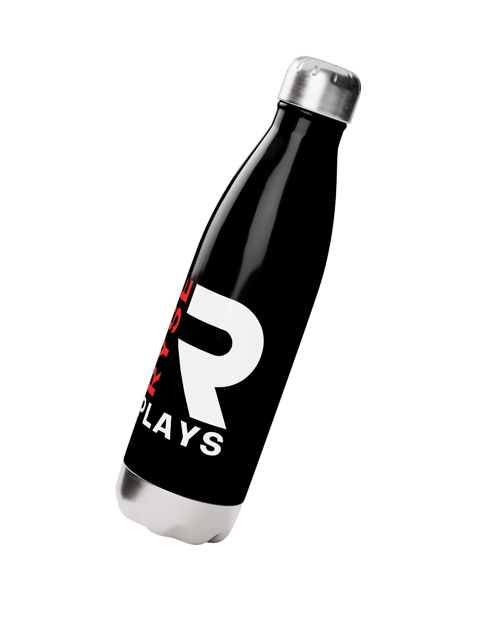 Ryse Plays Stainless Steel Vacuum Flask – Silver & Black Edition product image (2)