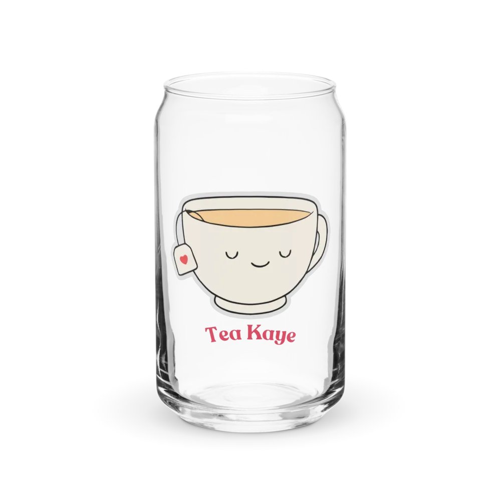 Tea Cup Iced Coffee Glass product image (1)