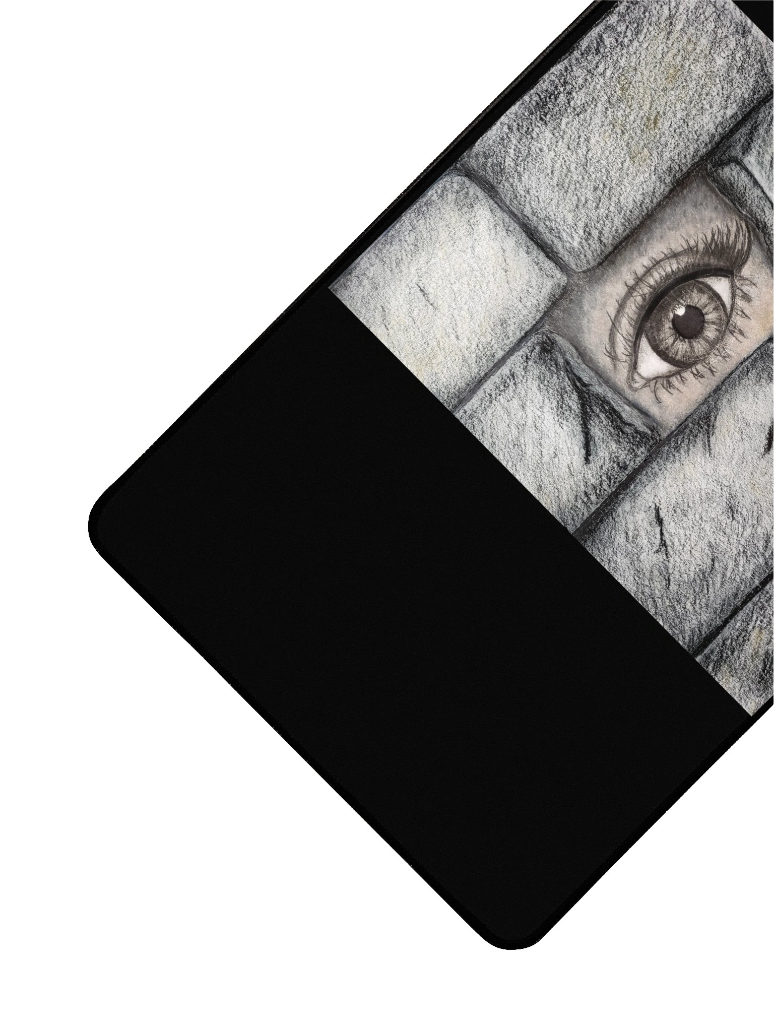 "Eye Behind the Wall" Desk Mat 15.5" x 31.5" product image (2)