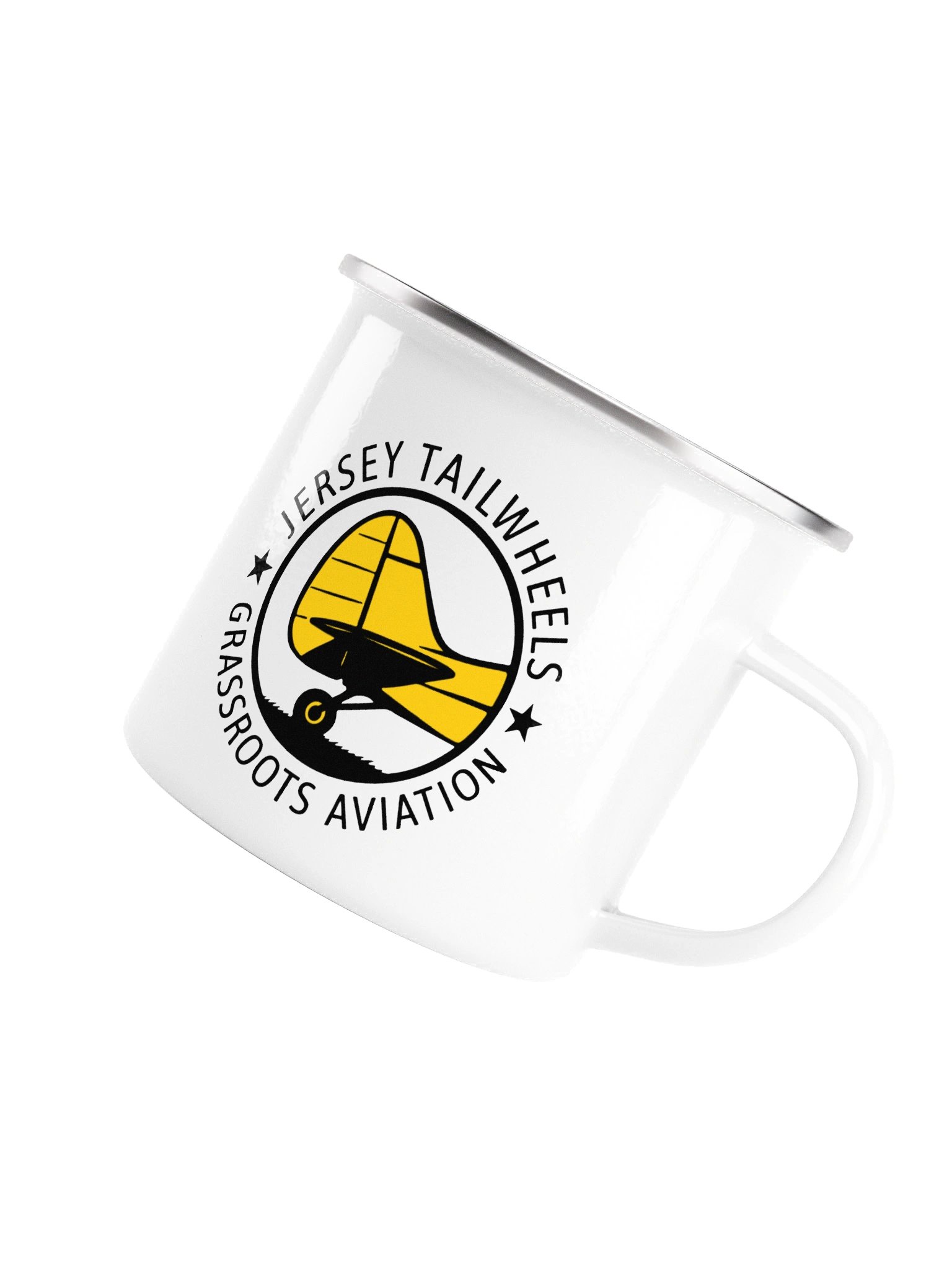 Jersey Tailwheels Enamel Logo Mug product image (5)