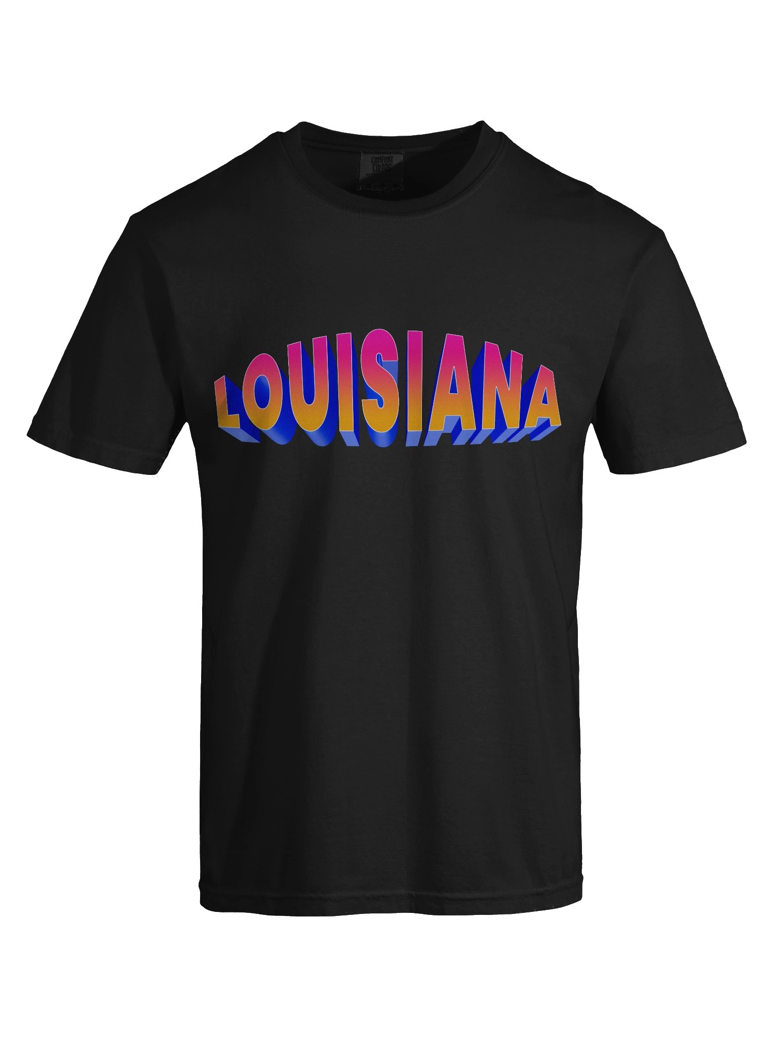 LOUISIANA 3D Gradient Block Tee product image (7)