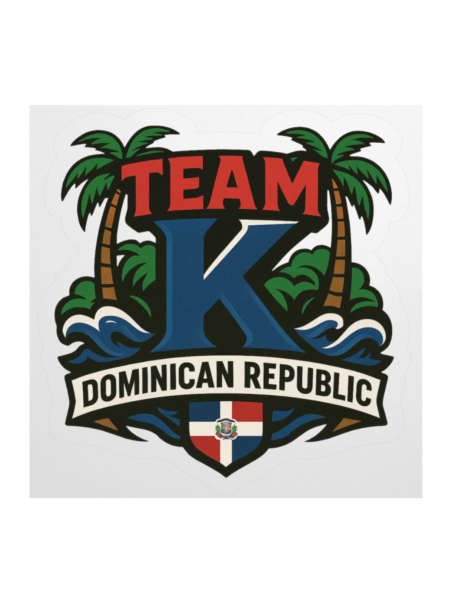 TEAM K Dominican Republic STICKERS product image (1)