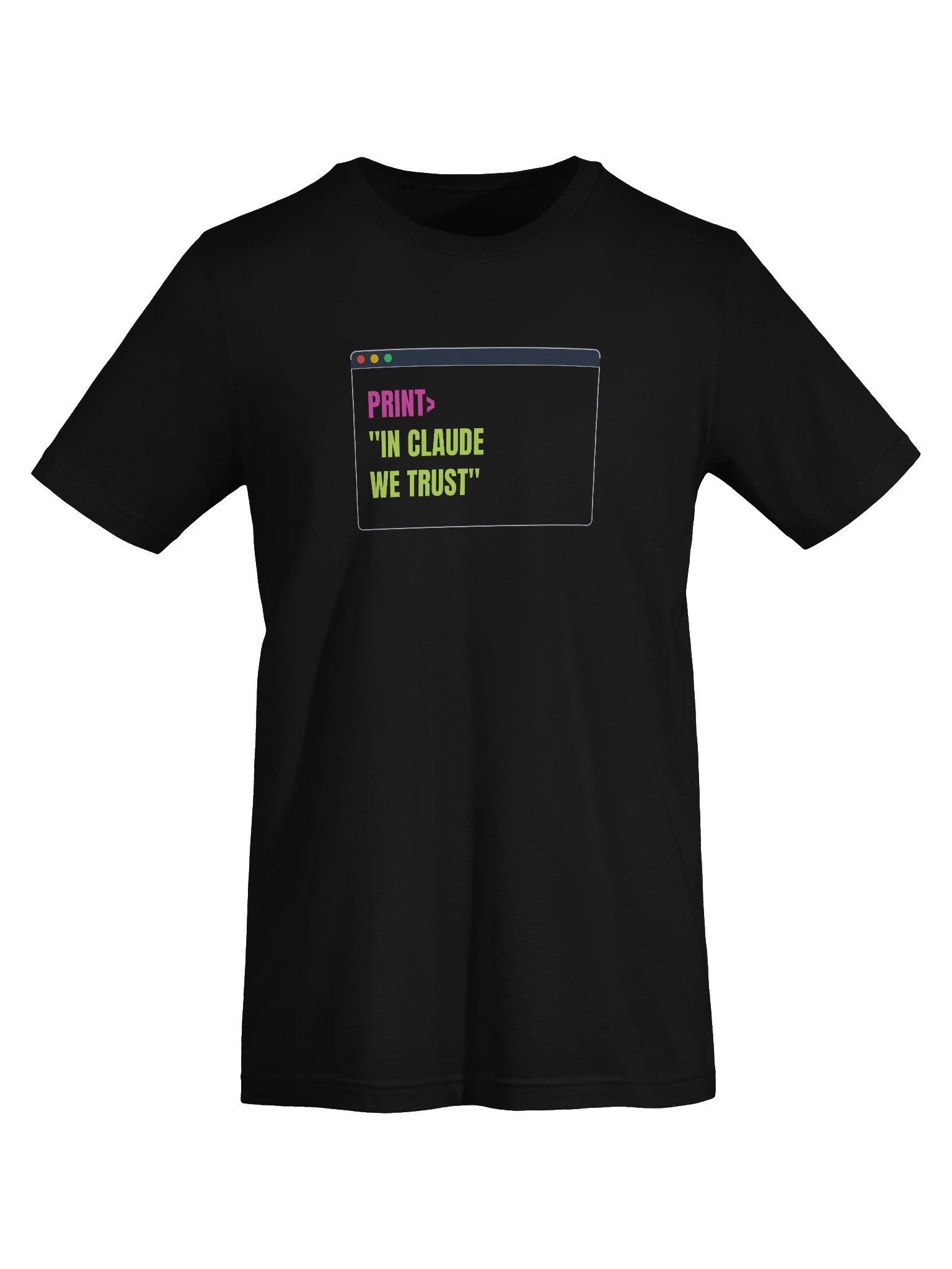 Print In Claude We Trust Tee product image (5)