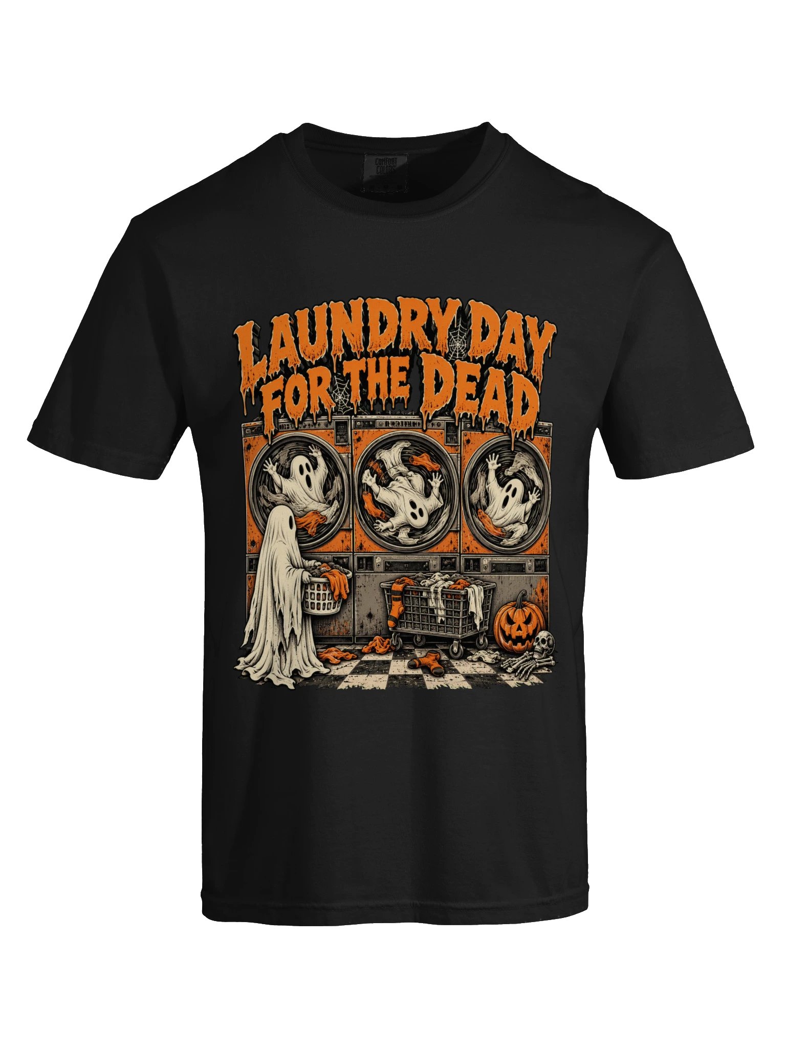 Laundry Day for the Dead — Funny Halloween Ghost T-Shirt product image (9)