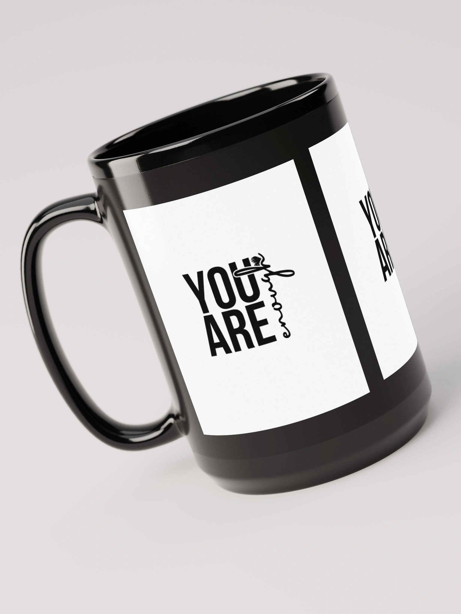 Empowerment Script: Black Glossy Mug product image (3)
