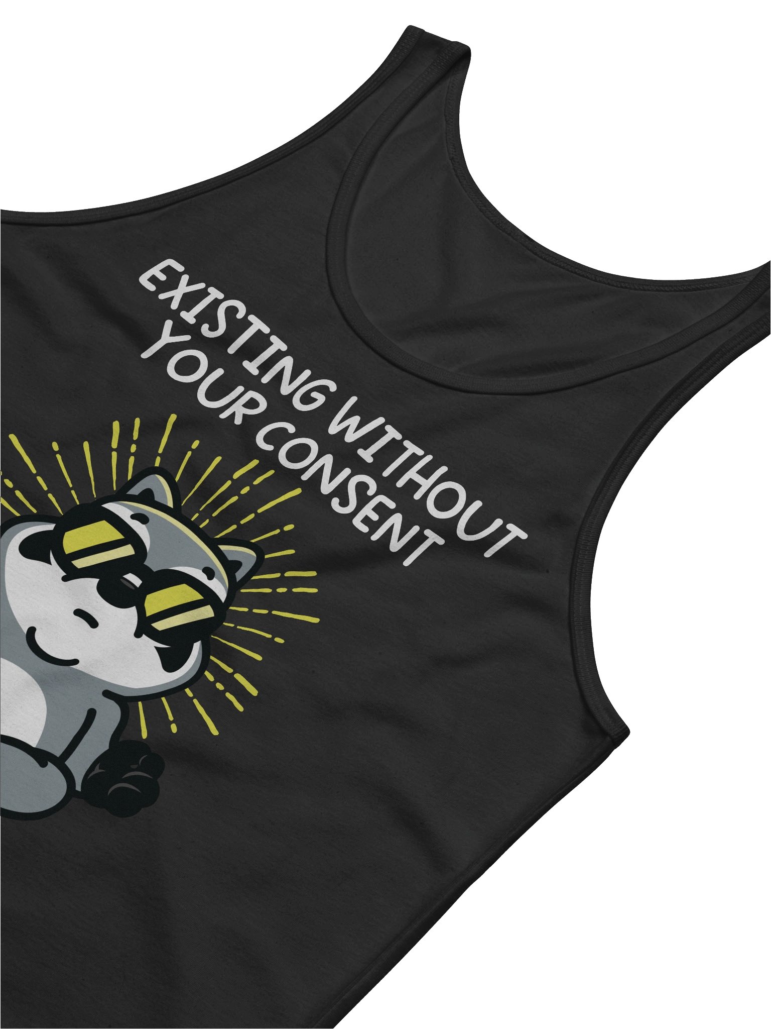 Existing Without Your Consent Men's Athletic Tank (Members Only) product image (3)