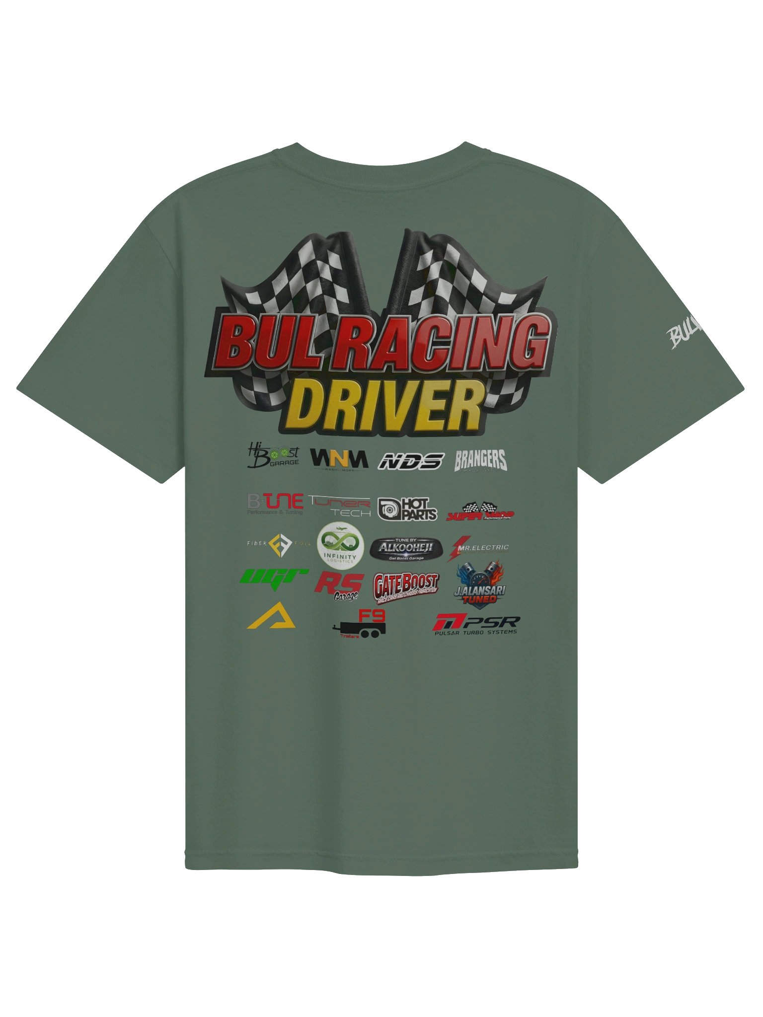 BULRACING driver -Dyed Heavyweight T-Shirt Team - CGoLenFWQO8