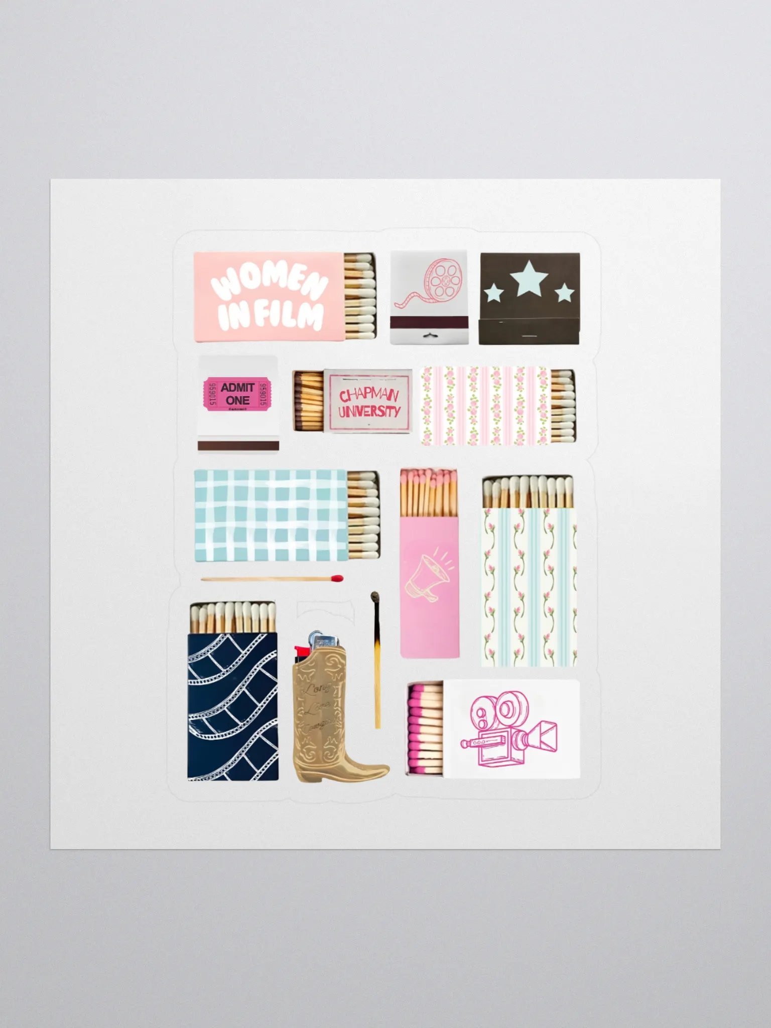 Wif Matchbook Sticker Set product image (1)