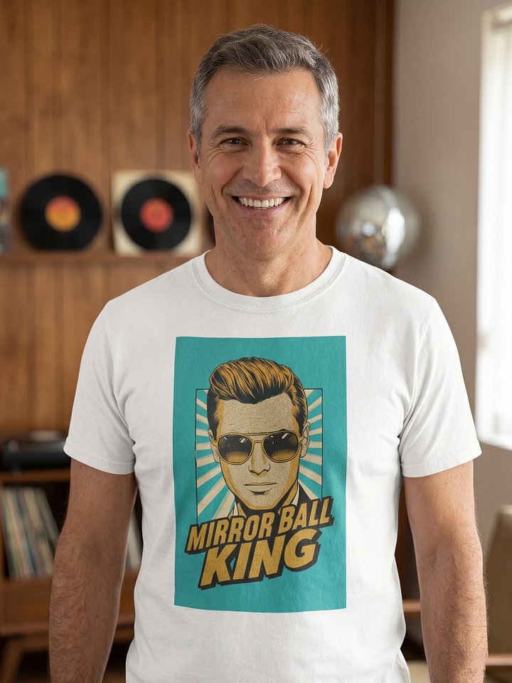 Mirror Ball King – Vintage Disco Tee product image (23)