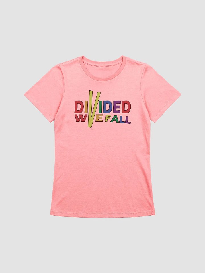 Divided We Fall - Colour - Bella+Canvas Women's Supersoft Relaxed-fit T-Shirt product image (1)