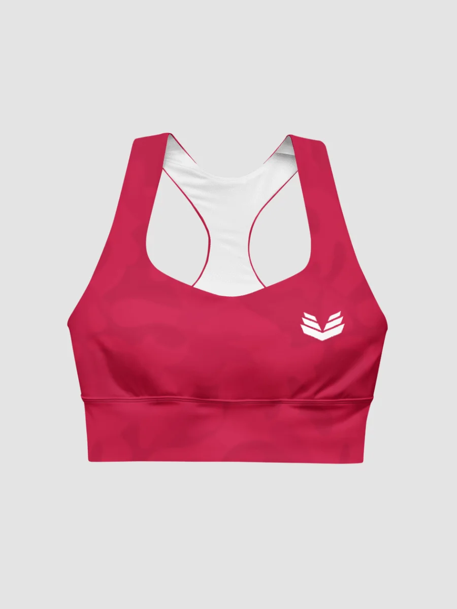 Longline Sports Bra - Crimson Camo product image (4)