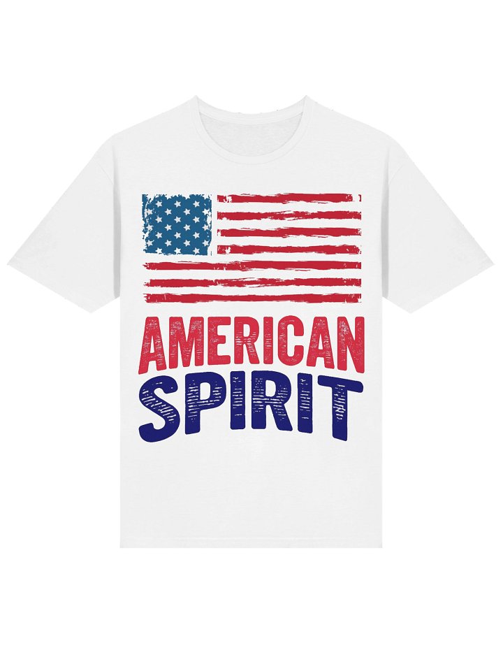American Spirit – Vintage USA Flag Patriotic T-Shirt product image (89)