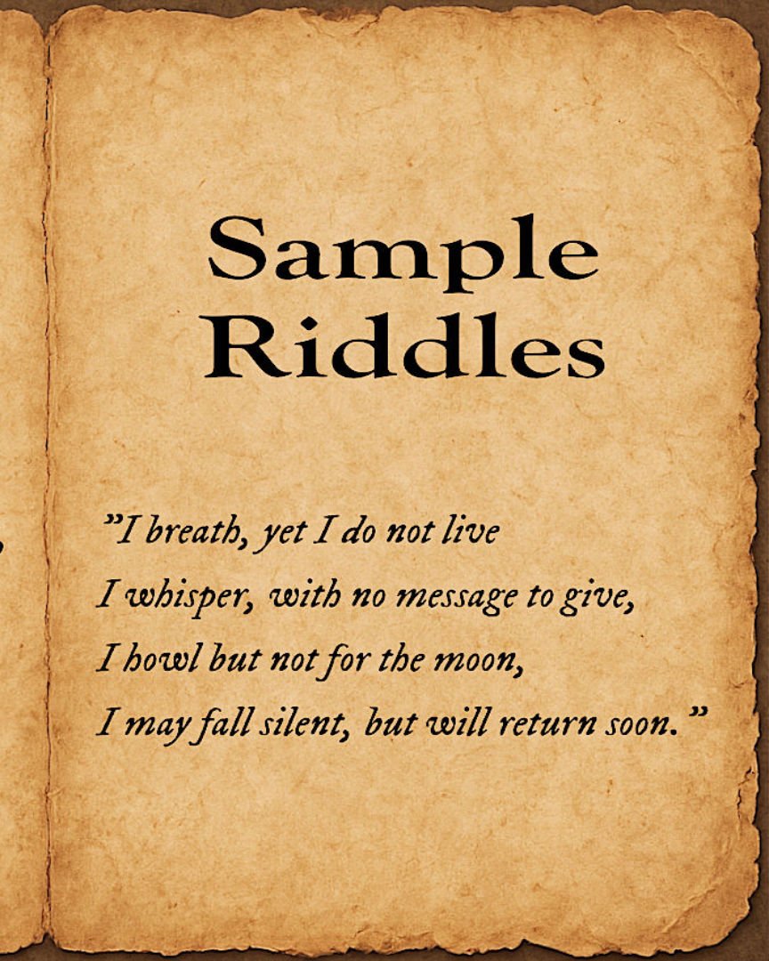 50 Fantasy Riddles Vol 1 – For D&D and TTRPG's product image (4)