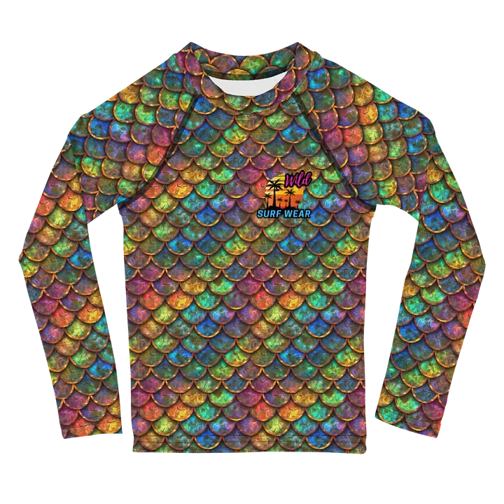 Wild Dragon Scale Kids Rash Guard #1 product image (1)