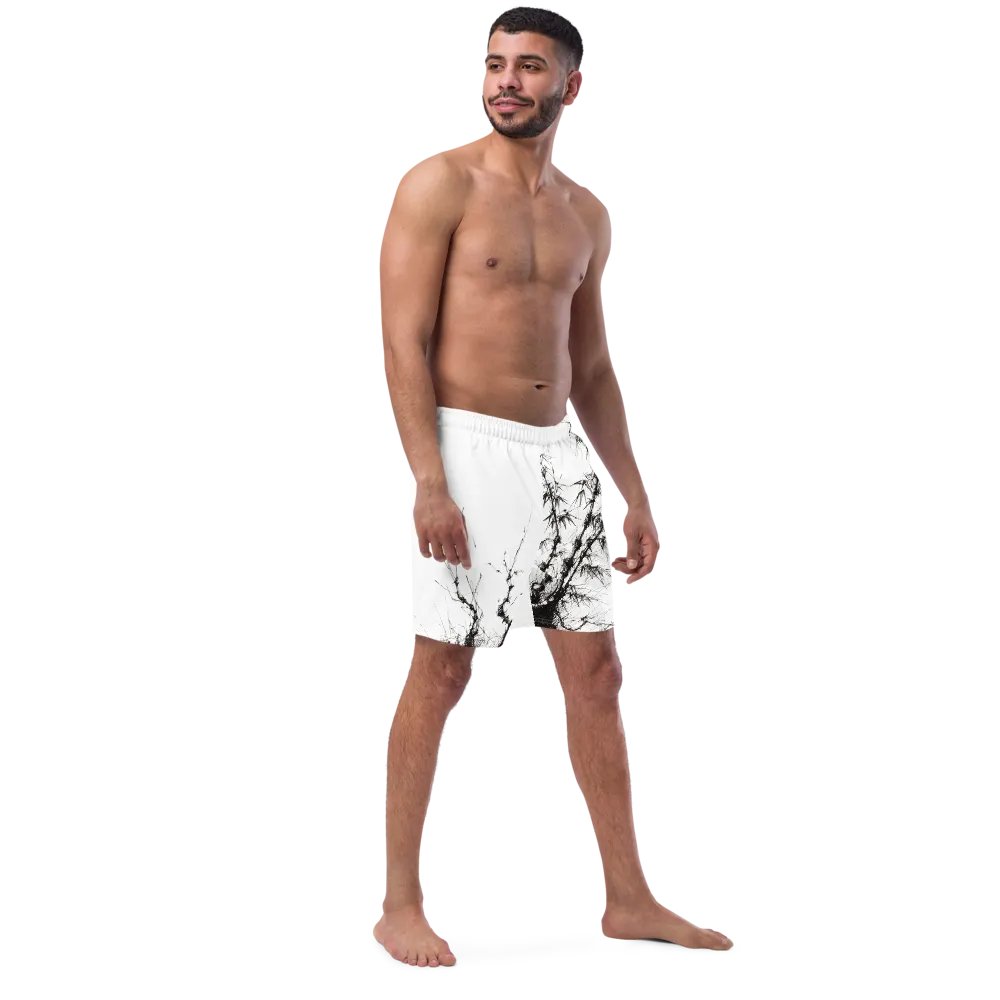 Bamboo Print Swim Trunks product image (5)