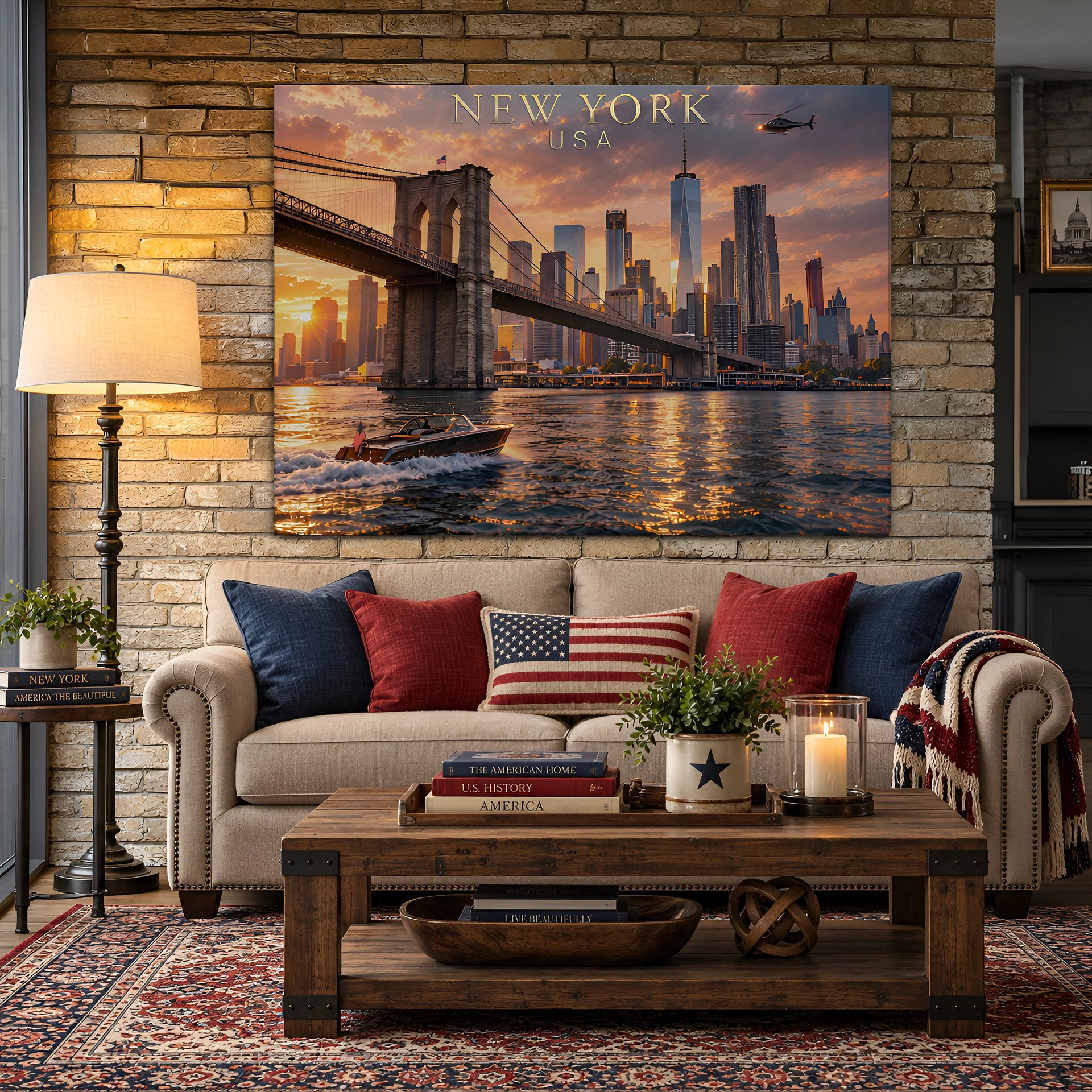 New York Golden Horizon – Canvas Print product image (2)