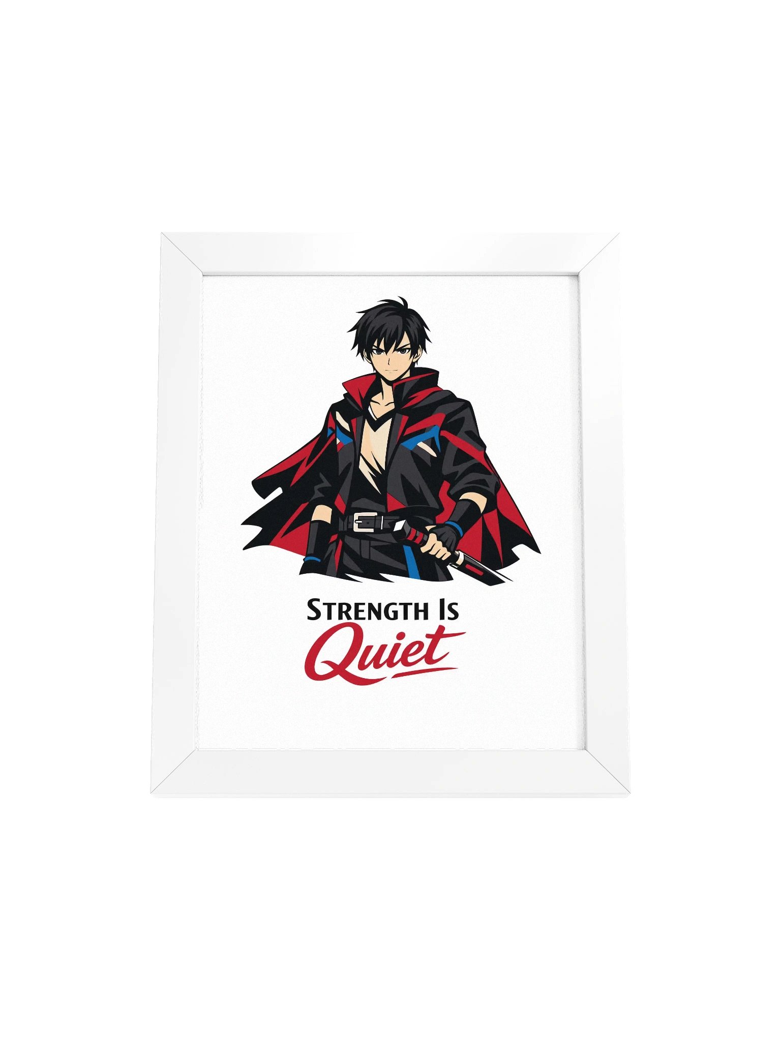 Strength Is Quiet - Vibrant Matte Poster in Eco-Friendly Ayous Wood Frame product image (4)