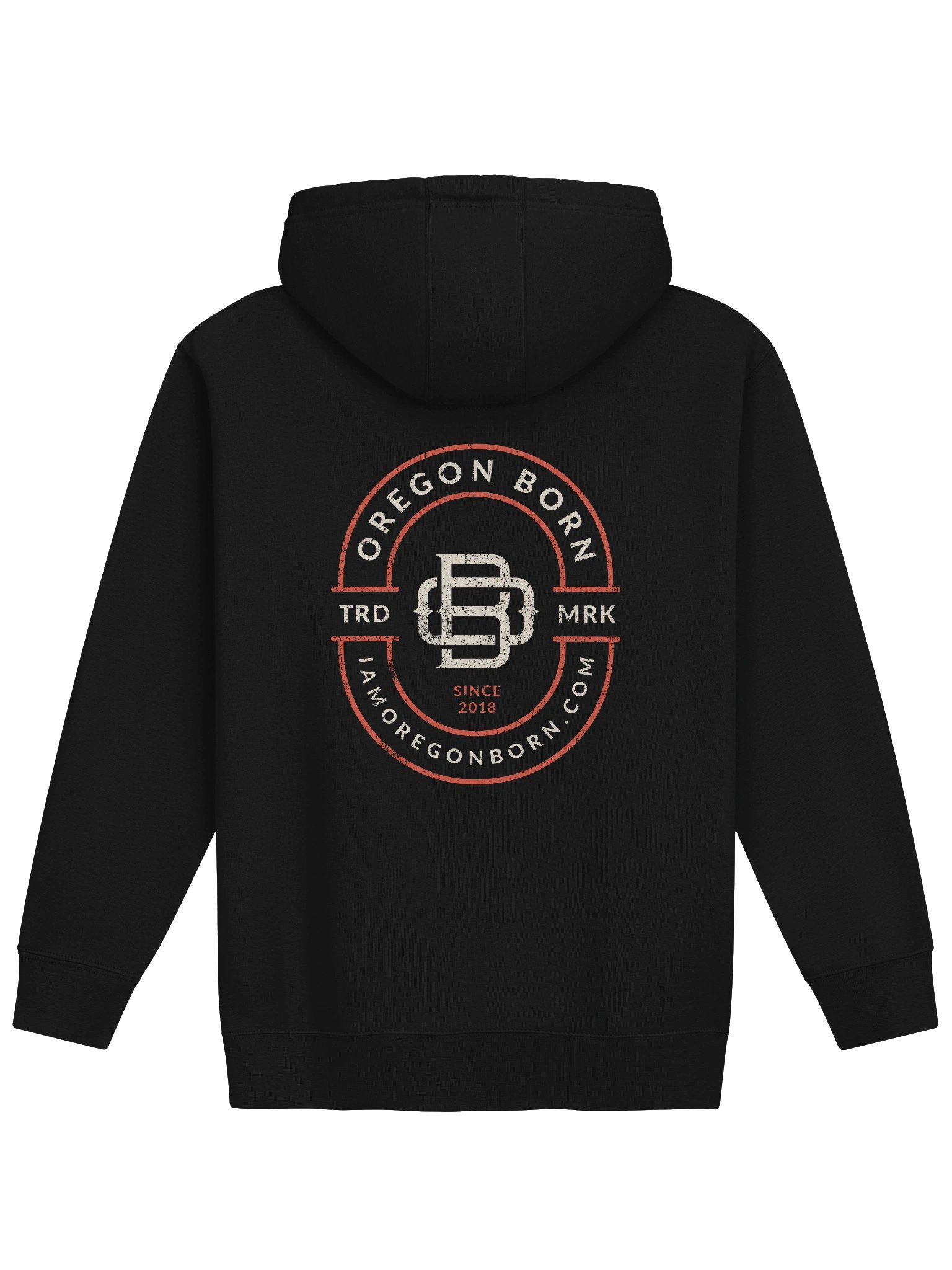 Oregon Born Monogram Hoodie (Back Print) product image (2)