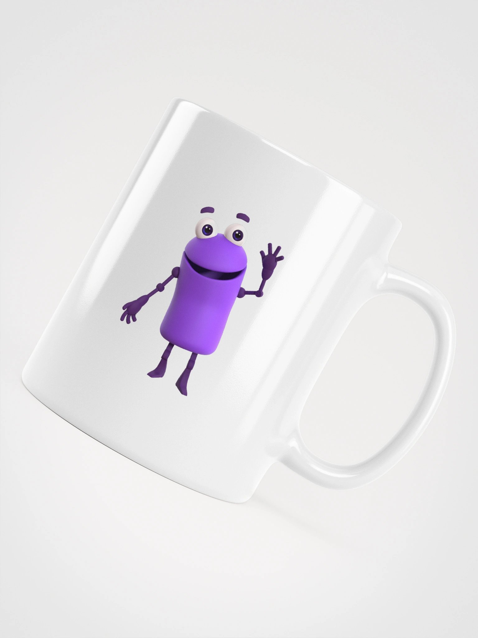 WobbleBoo White Glossy Mug product image (6)