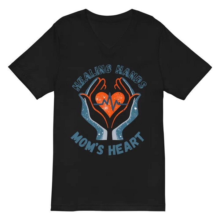 Healing Hands Mom's Heart V-Neck Tee product image (3)