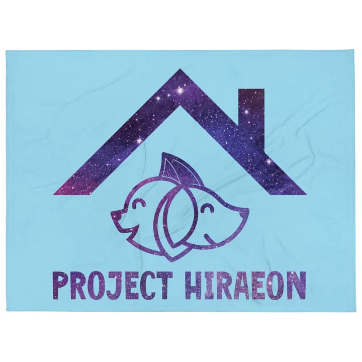 LIGHT BLUE PH THROW BLANKET product image (2)