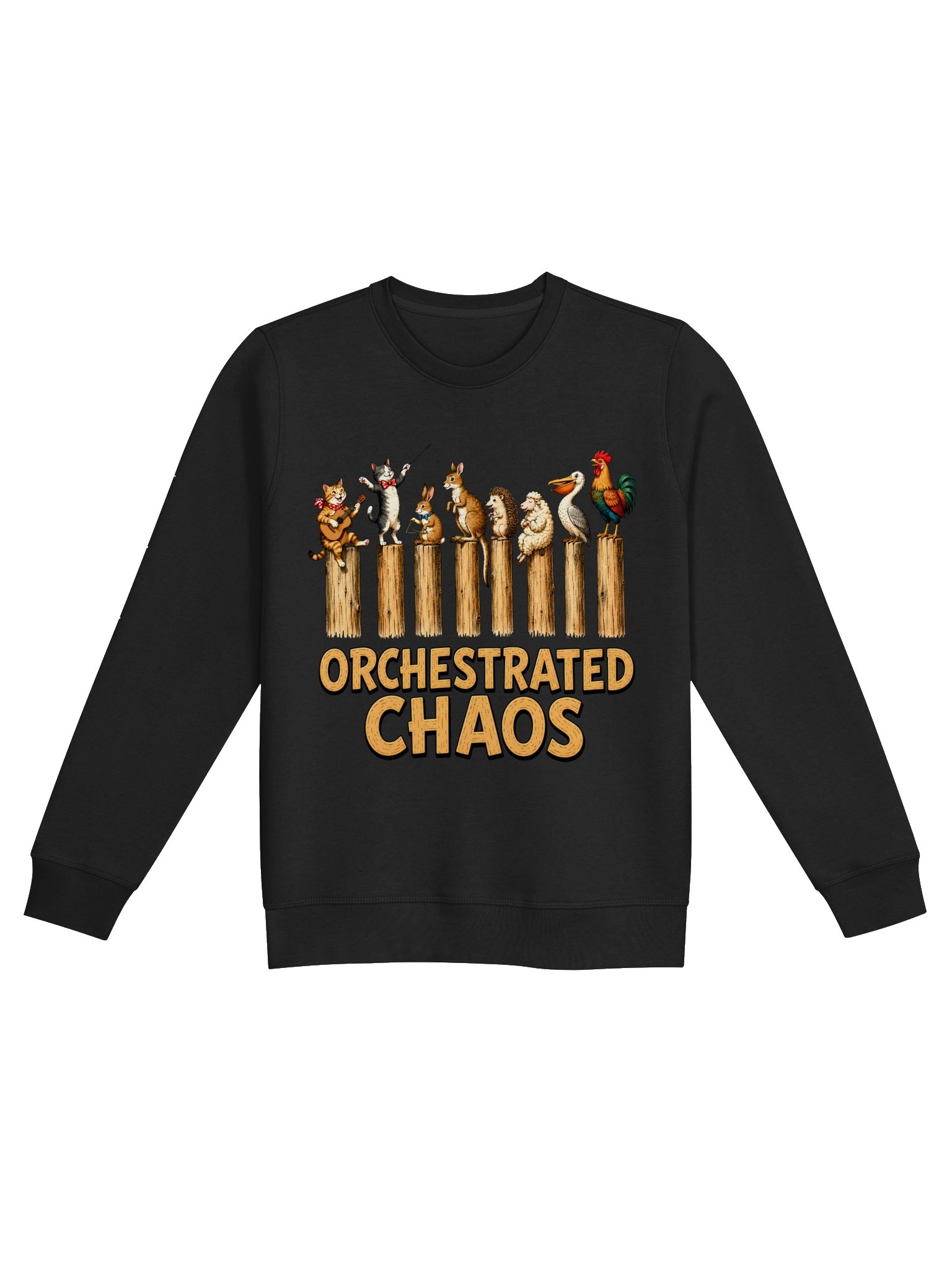 Orchestrated Chaos Animal Band Sweatshirt product image (4)