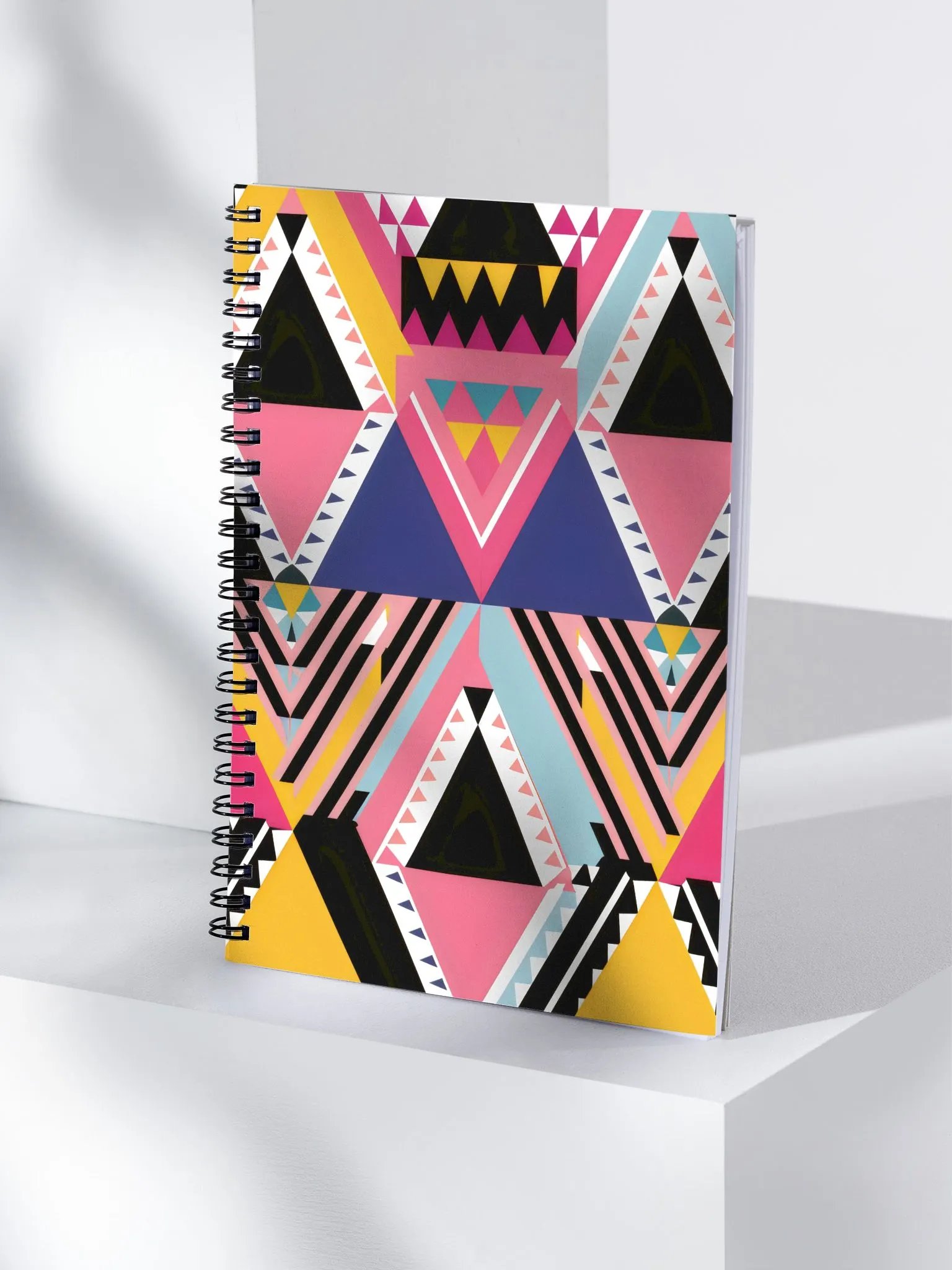 Geometric Harmony Spiral Notebook product image (4)