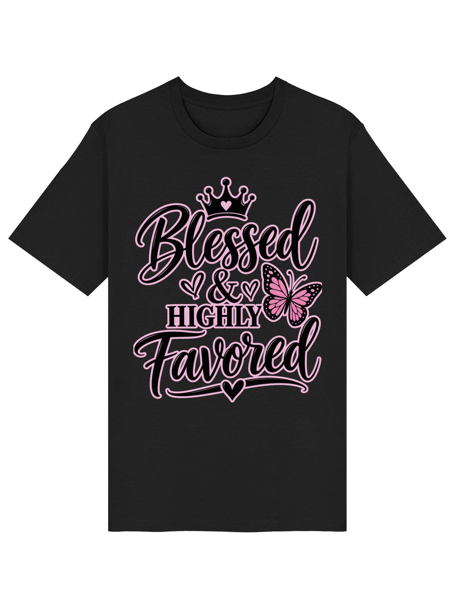 Blessed & Highly Favored Crown Tee product image (27)