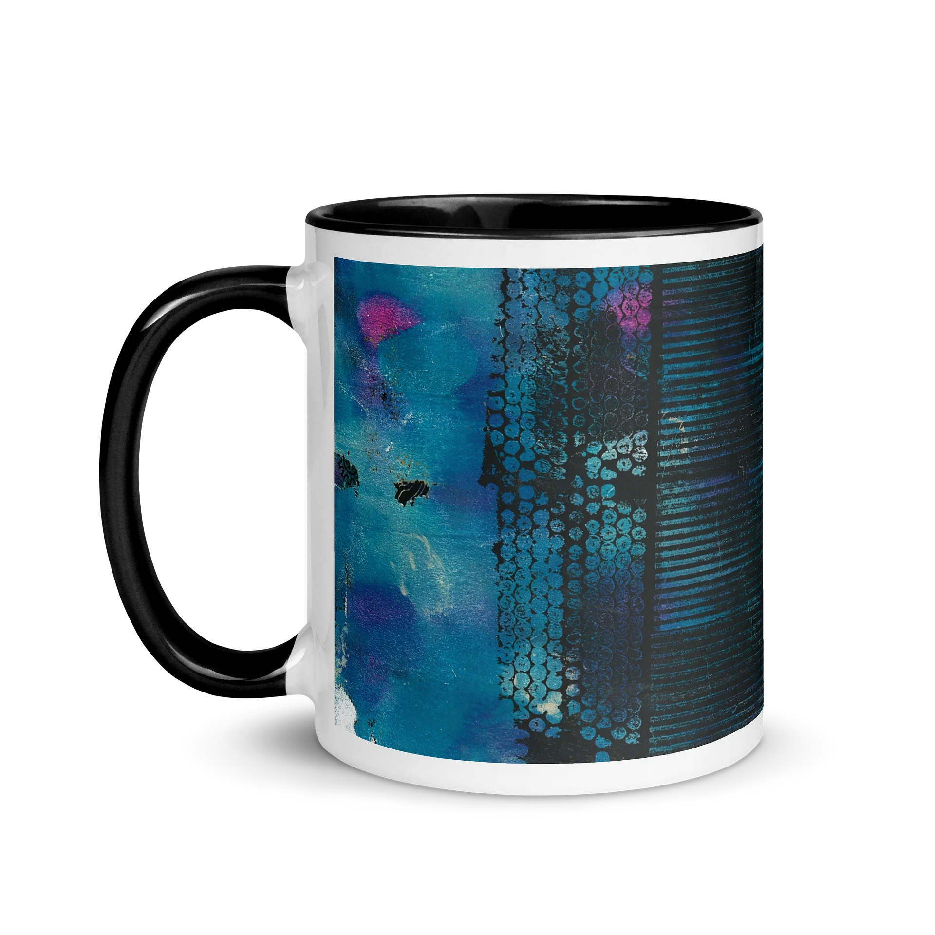 Ethereal Dreams Coffee Mug - White with Black Accents product image (4)