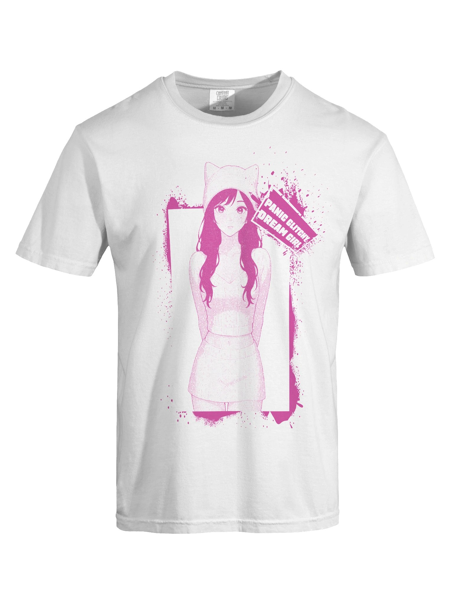 Panic Glitchy Dream Girl Pink Grunge product image (7)