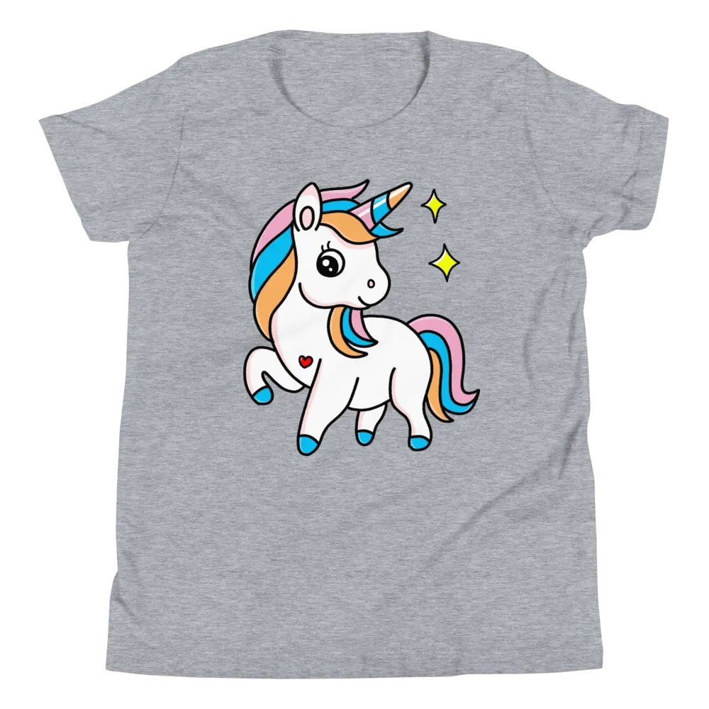 Rainbow Unicorn Youth T-Shirt product image (5)