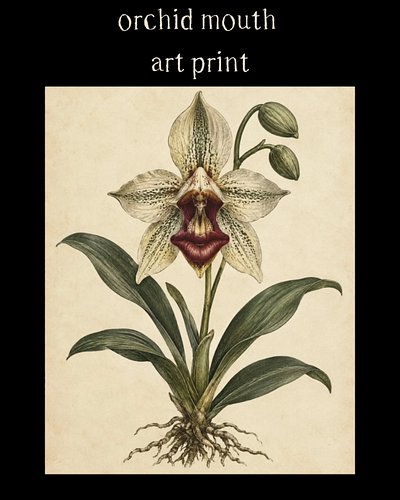 six strange little things for your walls just crawled into the shop.

orchid mouths. 
brain roots. 
watching trees. 
anatomic...