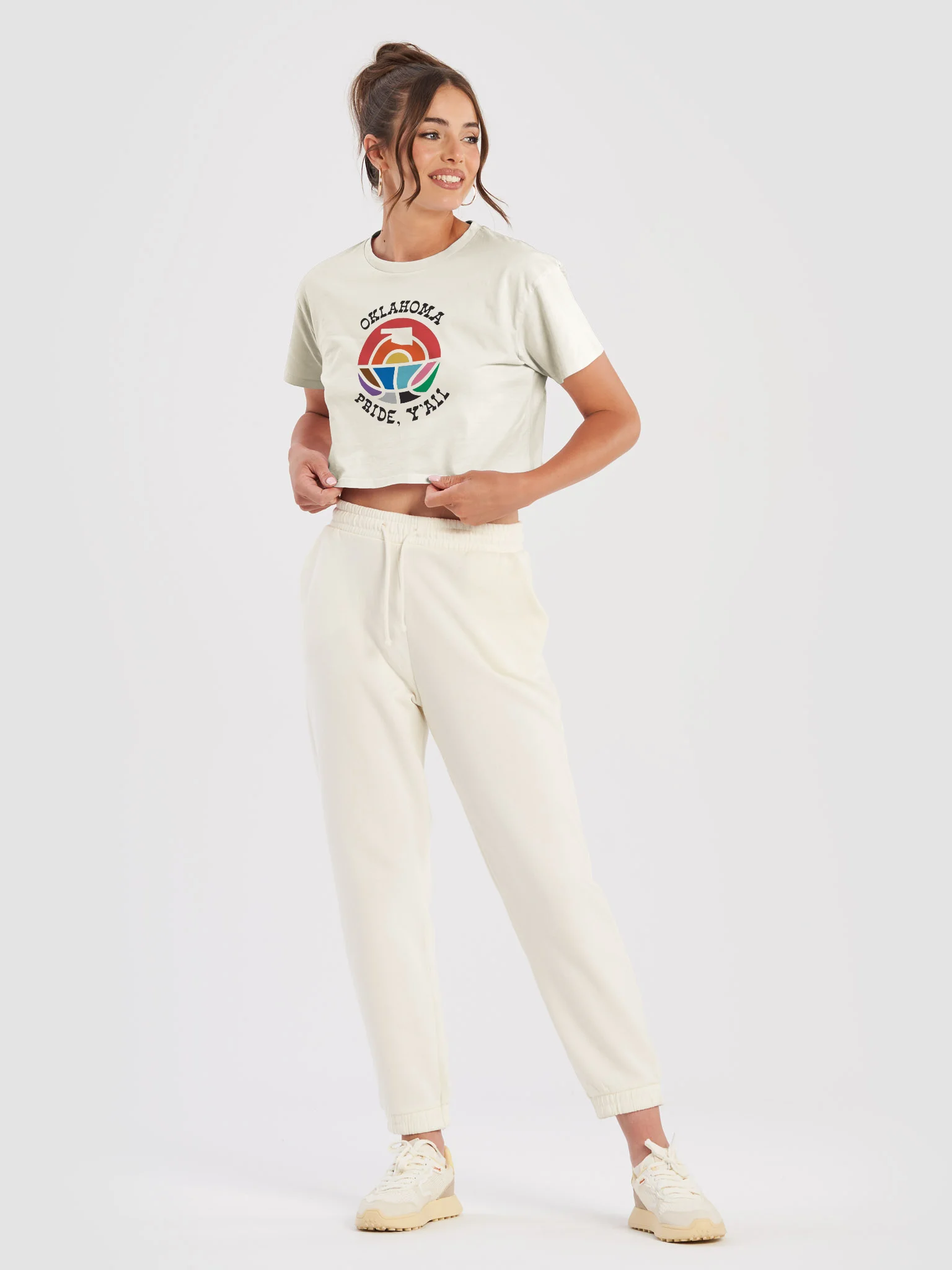 Oklahoma Love and Basketball Pride Crop Top product image (3)
