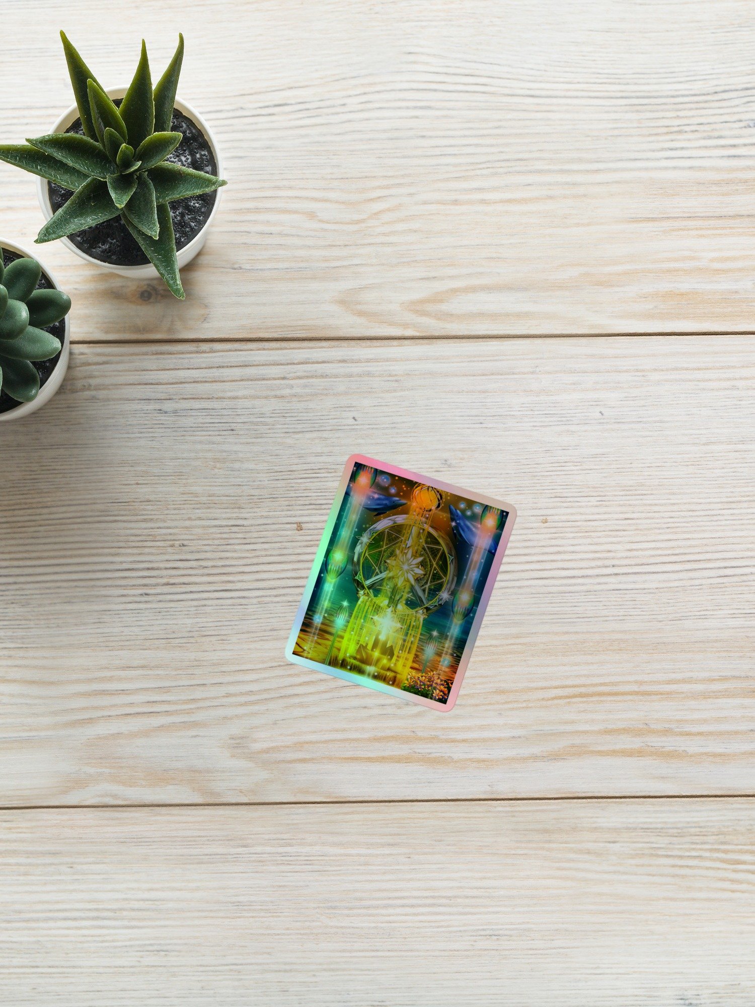 Golden Age Holographic Kiss-Cut Sticker product image (7)