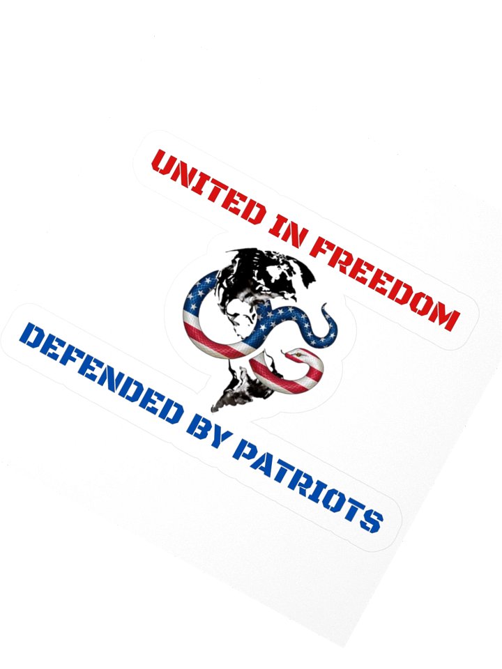 Our Gadsden Flag Cut Out Sticker product image (4)