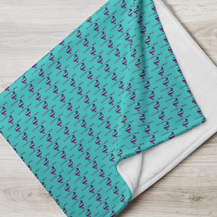 2026 Bronco Beach Bash OBX / Destination Bigfoot Bronco Collab Throw Blanket Dark Turquiose (Multiple Sizes Available) product image (1)