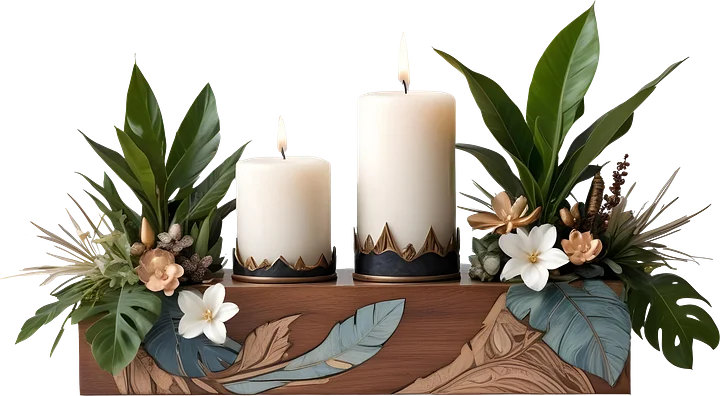 Dream of Eternity – Art Deco Candle Arrangement product image (1)