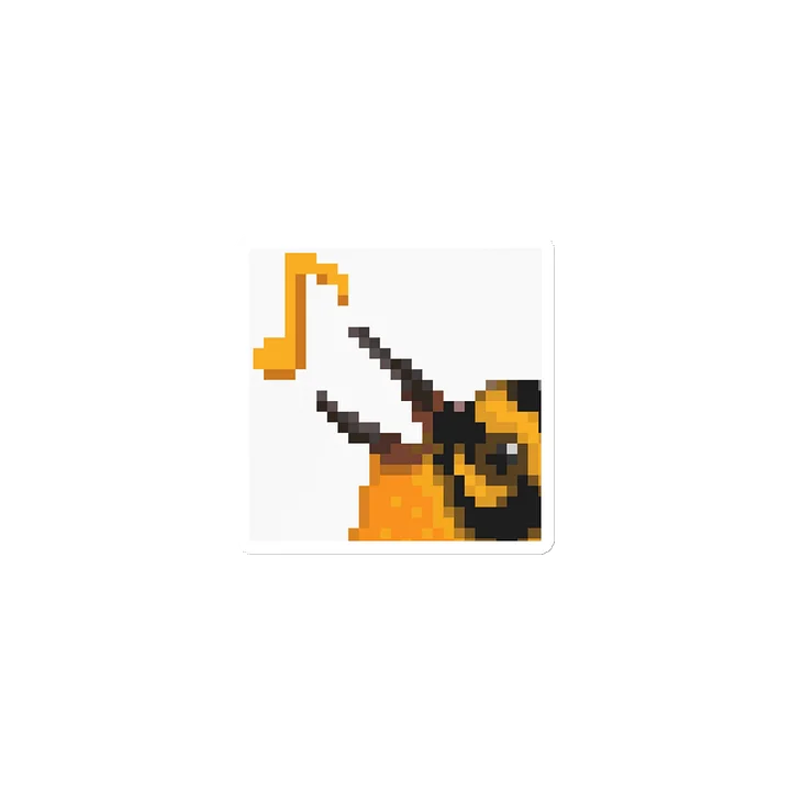 Singing Blackburnian Pixel Warbler Magnet product image (2)