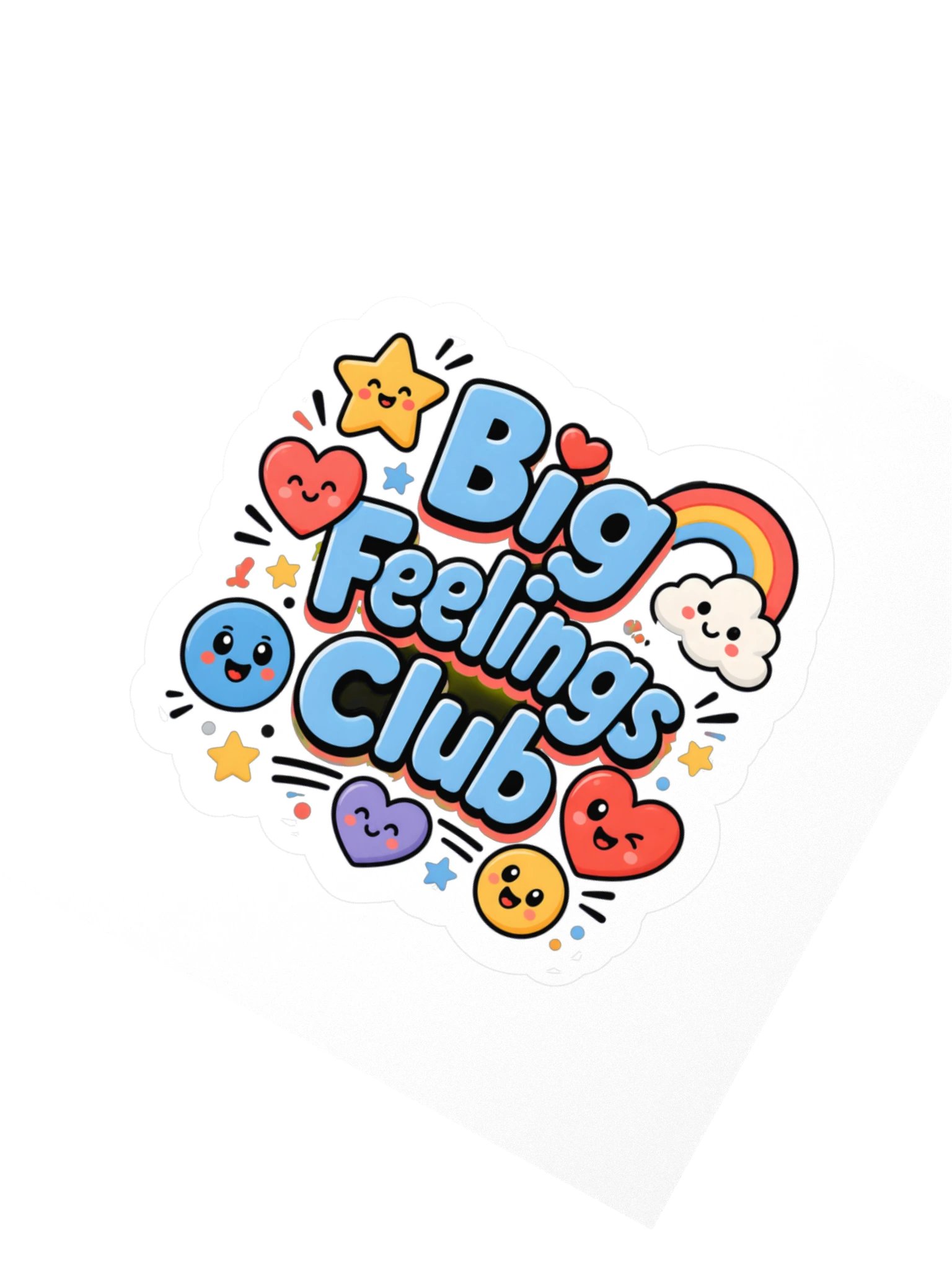 Big Feelings Club Sticker product image (2)