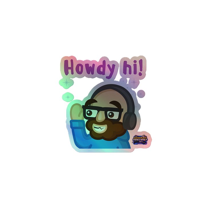 Howdy Hi Sticker product image (1)