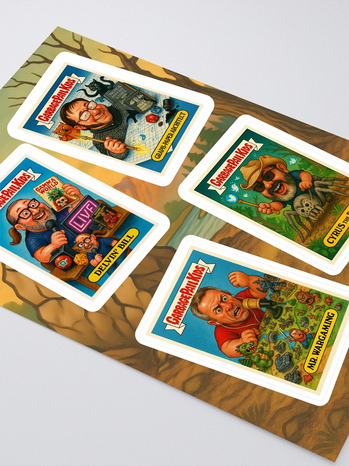 GPK Parody Sticker Sheet [TTRPG Twitter Edition] Sheet 4 product image (2)